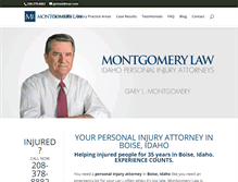 Tablet Screenshot of montgomerylawoffices.com